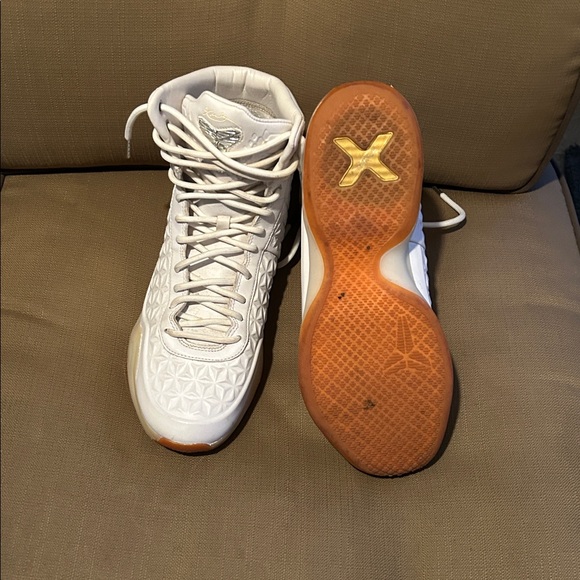 White High-Top Sneakers - Picture 2 of 2